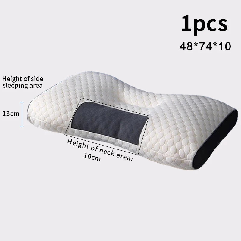 Cervical Orthopedic Neck Pillow – Soybean Fiber Massage Spa Pillow