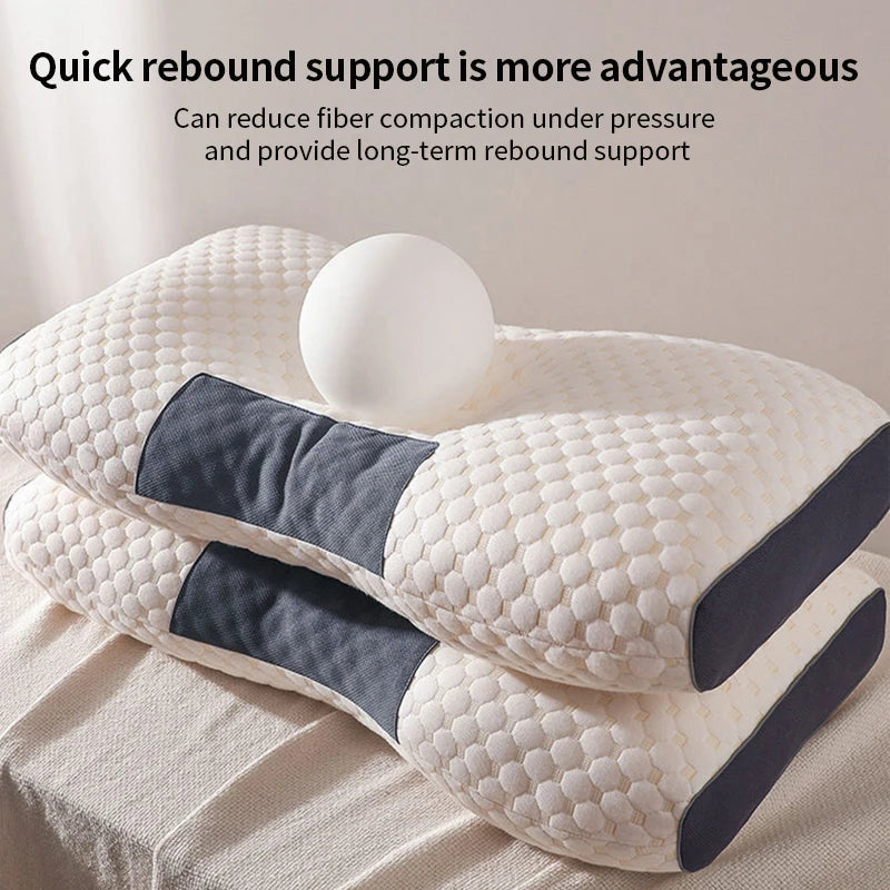 Cervical Orthopedic Neck Pillow – Soybean Fiber Massage Spa Pillow