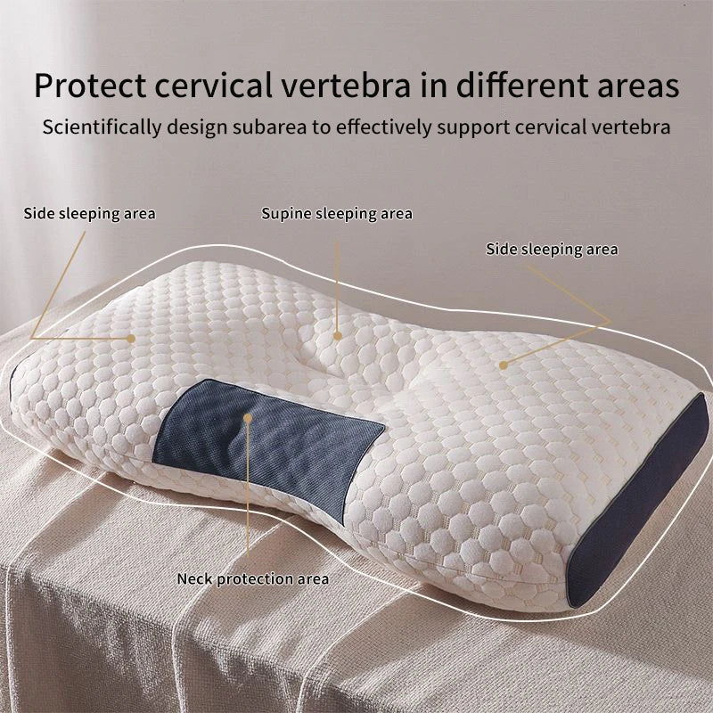Cervical Orthopedic Neck Pillow – Soybean Fiber Massage Spa Pillow