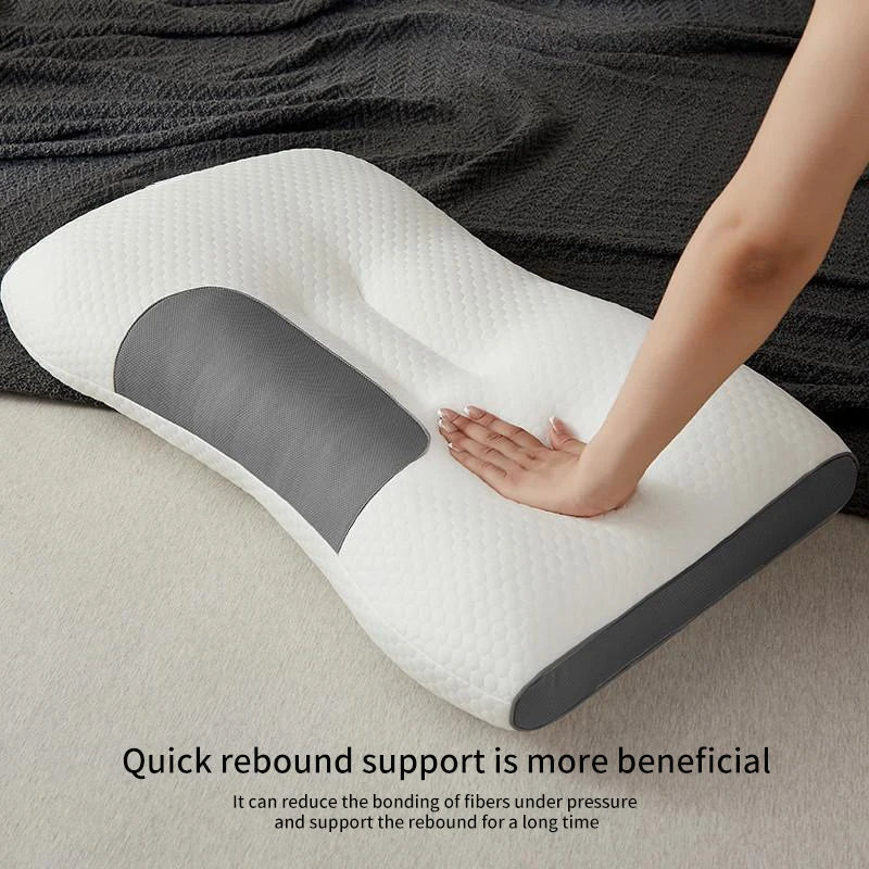 Cervical Orthopedic Neck Pillow – Soybean Fiber Massage Spa Pillow
