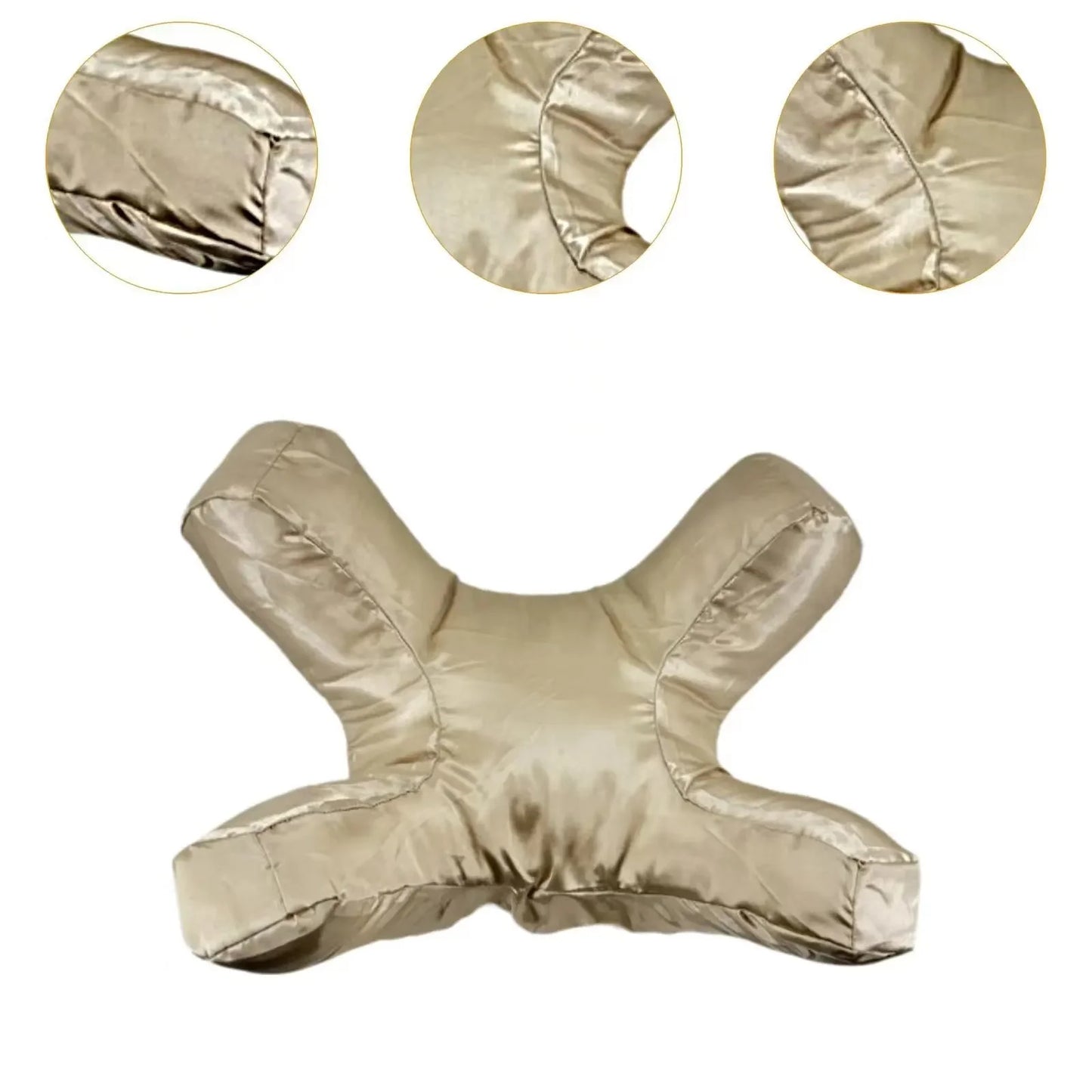 Anti-Wrinkle Satin Beauty Pillow for Youthful Skin & Restful Sleep (Includes Free Pillow Case)